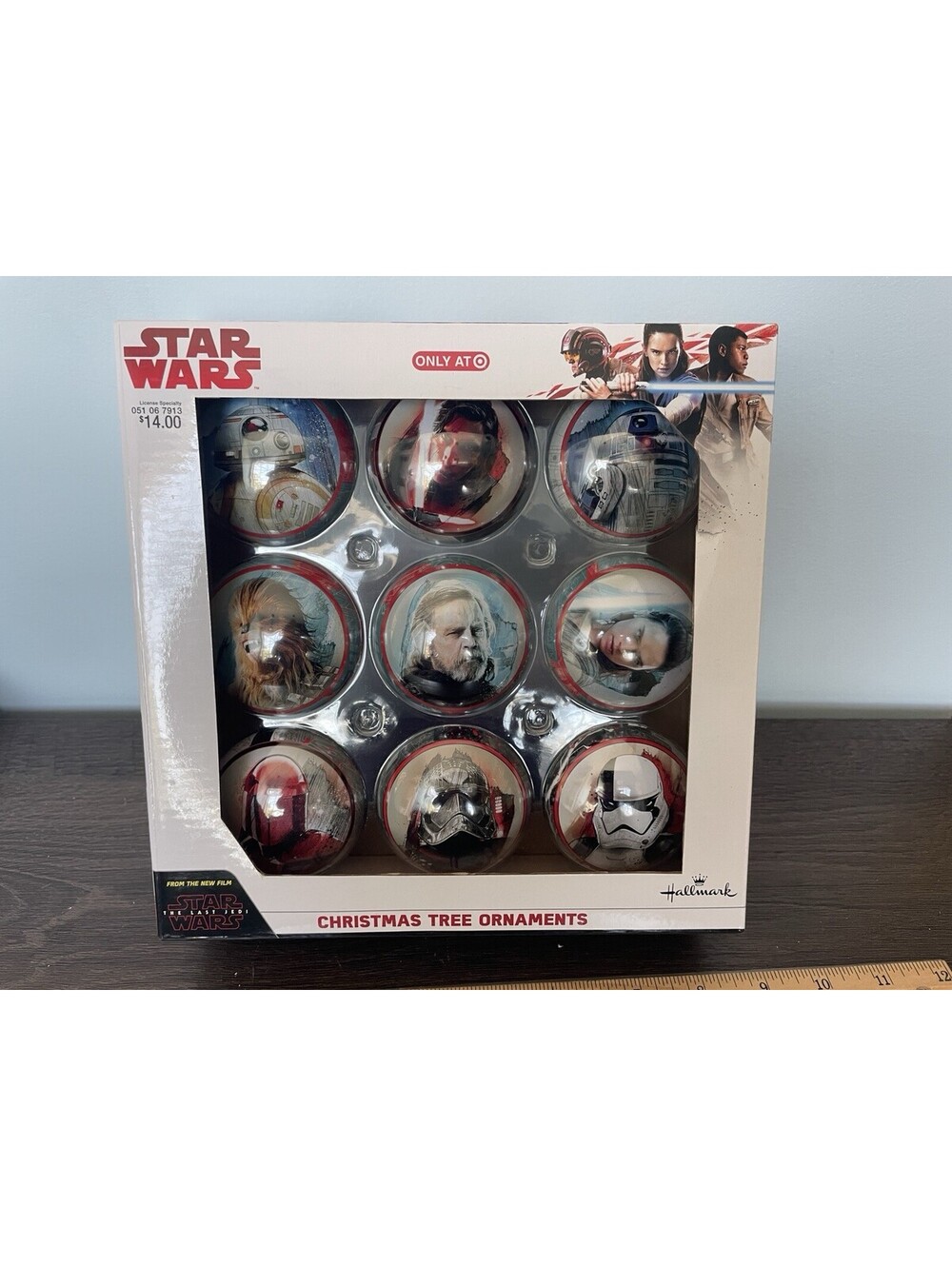 Disney Star Wars The Last Jedi Christmas Tree Ornaments Hallmark